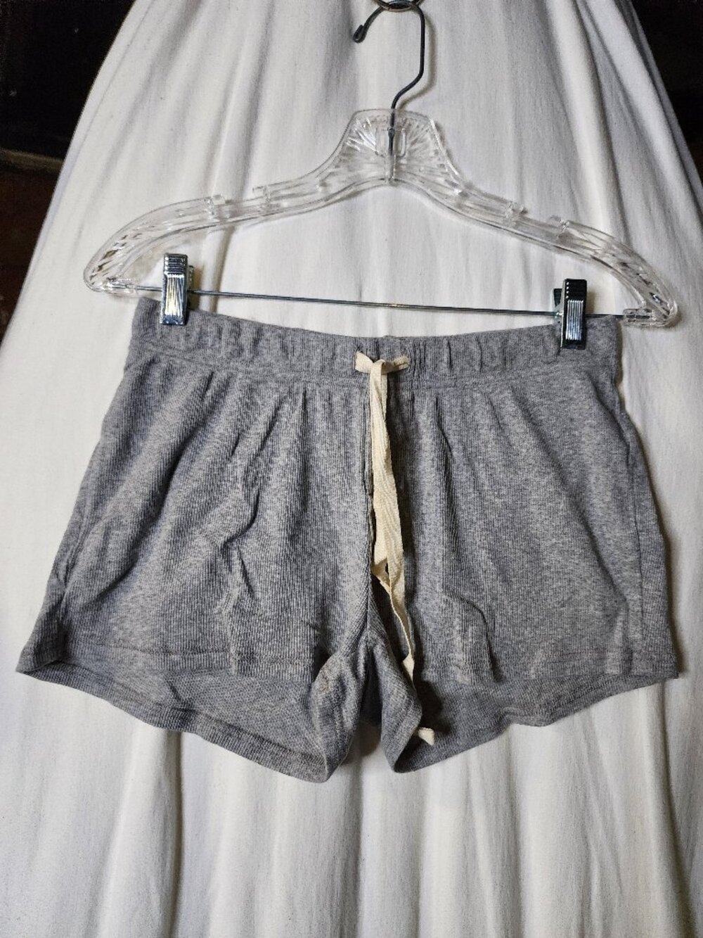 AphOrism Sleepwear Gray 95% Cotton Soft Shorts